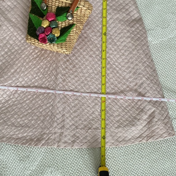 J.Crew 100% cotton lined midi, fit & flare soft pink, pleats blush pink. Size 4 - Picture 15 of 17